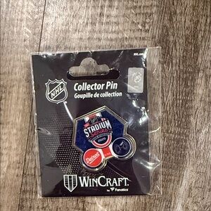 NWT Wincraft 2025 NHL Stadium Series Pin - Detroit vs Columbus